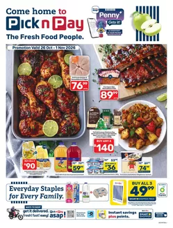Pick n Pay catalogue in Graaff Reinet | Pick n Pay Weekly Specials | 2026-10-26T00:00:00.000Z - 2026-11-01T00:00:00.000Z