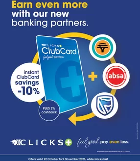 Clicks catalogue | Feel good pay even less. | 2026-10-26T00:00:00.000Z - 2026-11-09T00:00:00.000Z
