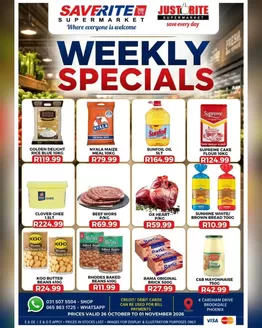 Saverite catalogue | Weekly Specials | 2026-10-26T00:00:00.000Z - 2026-11-01T00:00:00.000Z