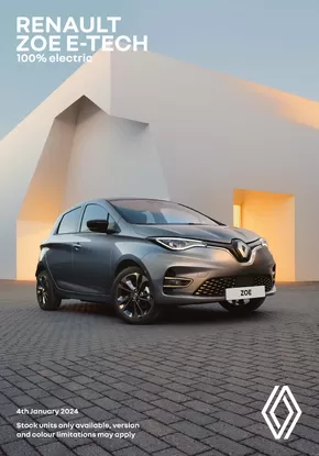 Renault catalogue in Klerksdorp | RENAULT ZOE E-TECH 100% electric | 2024-08-16T00:00:00.000Z - 2025-08-16T00:00:00.000Z