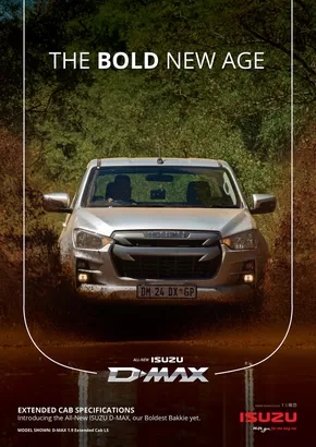 Isuzu catalogue in Klerksdorp | THE BOLD NEW AGE | 2024-10-11T00:00:00.000Z - 2025-10-11T00:00:00.000Z