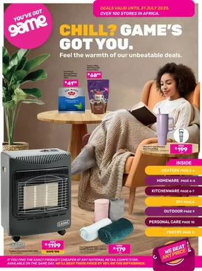 Game catalogue in Klerksdorp | Great discounts on selected products | 2025-04-24T00:00:00.000Z - 2025-07-31T00:00:00.000Z