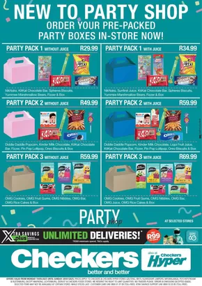 Checkers catalogue in Kempton Park | Checkers Party Shop Promotion | 2025-05-29T00:00:00.000Z - 2025-07-20T00:00:00.000Z