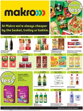 Makro catalogue in Amanzimtoti | Makro weekly specials | 2025-04-28T00:00:00.000Z - 2025-07-27T00:00:00.000Z