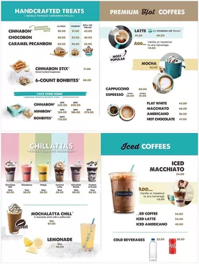 Cinnabon catalogue in Rustenburg | Cinnabon® Bakery Menu | 2025-06-13T00:00:00.000Z - 2025-08-31T00:00:00.000Z