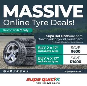 Drive into unbeatable Supa savings!