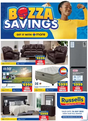 Russells catalogue in Johannesburg | Russells Sale | 2025-06-19T00:00:00.000Z - 2025-07-17T00:00:00.000Z