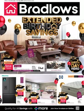 Bradlows catalogue in Johannesburg | Bradlows Monthly Catalogue | 2025-06-19T00:00:00.000Z - 2025-07-16T00:00:00.000Z