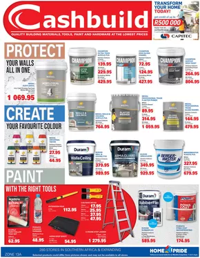 Cashbuild catalogue in Nelspruit | Great offer for bargain hunters | 2025-06-23T00:00:00.000Z - 2025-07-20T00:00:00.000Z