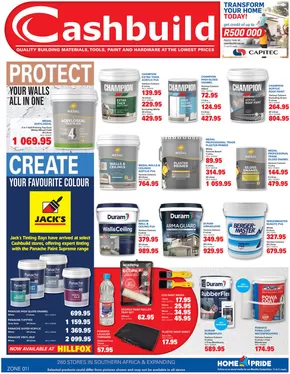 Cashbuild catalogue in Roodepoort | Special offers for you | 2025-06-23T00:00:00.000Z - 2025-07-20T00:00:00.000Z