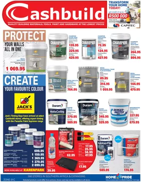 Cashbuild catalogue in Centurion | Save now with our deals | 2025-06-23T00:00:00.000Z - 2025-07-20T00:00:00.000Z