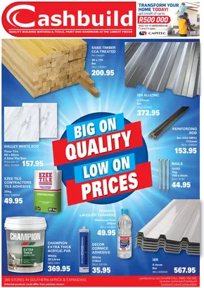 Cashbuild catalogue in Cape Town | Exclusive deals for our customers | 2025-06-23T00:00:00.000Z - 2025-07-20T00:00:00.000Z