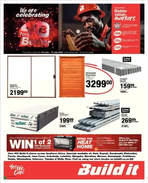 Build It catalogue in Sandton | Attractive special offers for everyone | 2025-06-24T00:00:00.000Z - 2025-07-19T00:00:00.000Z