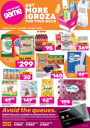 Game catalogue in Brakpan | Current bargains and offers | 2025-06-24T00:00:00.000Z - 2025-07-09T00:00:00.000Z