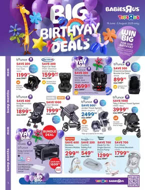 Babies R Us catalogue in Klerksdorp | Babies R Us weekly specials | 2025-06-19T00:00:00.000Z - 2025-08-03T00:00:00.000Z
