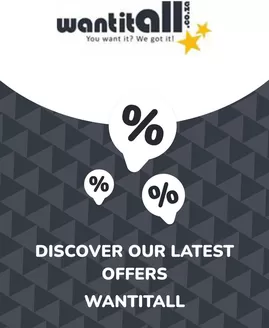 WantItAll catalogue | Offers WantItAll | 2025-06-26T00:00:00.000Z - 2026-06-26T00:00:00.000Z