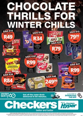 Checkers catalogue in Kempton Park | Checkers Chocolate Promotion 26 June | 2025-06-30T00:00:00.000Z - 2025-07-20T00:00:00.000Z