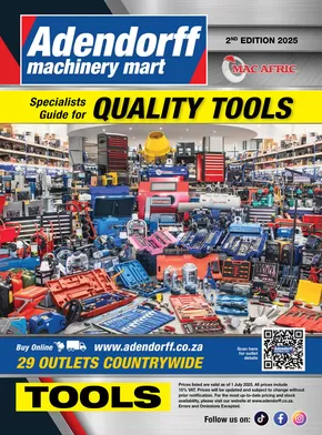 Adendorff Machinery Mart catalogue in Kempton Park | Adendorff Machinery Mart Buyers Guide - English | 2025-07-01T00:00:00.000Z - 2025-07-31T00:00:00.000Z