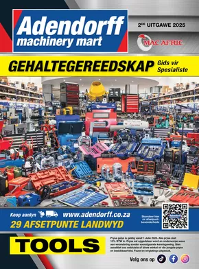 Adendorff Machinery Mart catalogue in Rustenburg | Adendorff Machinery Mart Buyers Guide - Afrikaans | 2025-07-01T00:00:00.000Z - 2025-07-31T00:00:00.000Z