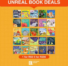 Exclusive Books catalogue in Rustenburg | Unreal book deals | 2025-07-03T00:00:00.000Z - 2025-07-31T00:00:00.000Z