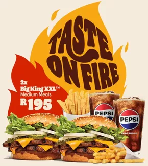Burger King catalogue in Roodepoort | Taste On Fire | 2025-07-04T00:00:00.000Z - 2025-07-18T00:00:00.000Z