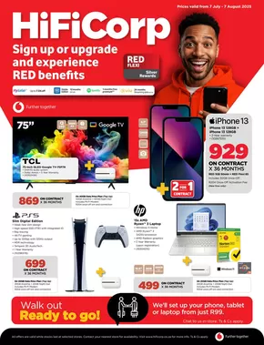 HiFi Corp catalogue in Klerksdorp | New offers to discover | 2025-07-07T00:00:00.000Z - 2025-08-07T00:00:00.000Z