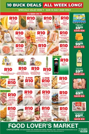 Food Lover's Market catalogue in Welkom | Castle Gate 7 - 13 July 2025 | 2025-07-07T00:00:00.000Z - 2025-07-13T00:00:00.000Z