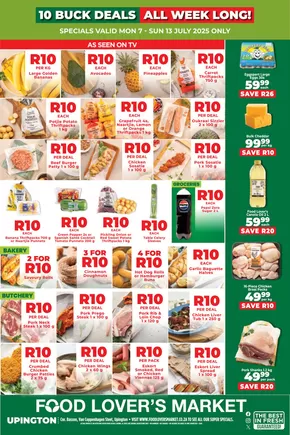 Food Lover's Market catalogue in Welkom | Upington 7 - 13 July 2025 | 2025-07-06T00:00:00.000Z - 2025-07-13T00:00:00.000Z