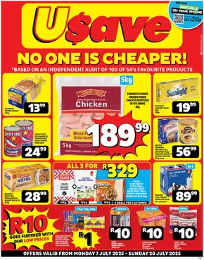 Usave catalogue in Tembisa | Usave weekly specials | 2025-07-07T00:00:00.000Z - 2025-07-20T00:00:00.000Z