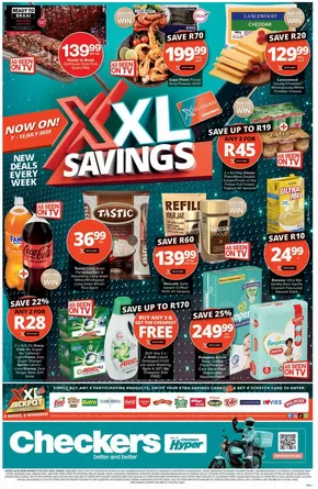 Checkers catalogue | Checkers XXL Savings Week 5 Deals Northern Cape 7 July | 2025-07-07T00:00:00.000Z - 2025-07-13T00:00:00.000Z