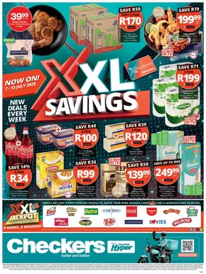 Checkers catalogue | Checkers XXL Savings Week 5 Deals KwaZulu-Natal 7 July | 2025-07-07T00:00:00.000Z - 2025-07-13T00:00:00.000Z