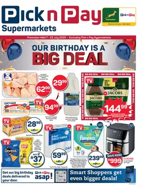 Pick n Pay catalogue | Attractive special offers for everyone | 2025-07-07T00:00:00.000Z - 2025-07-23T00:00:00.000Z