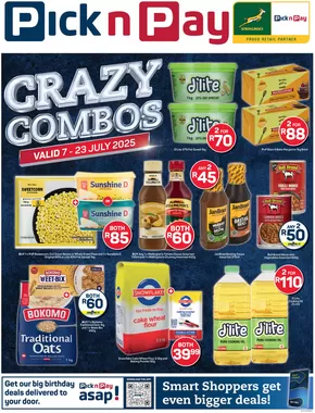 Pick n Pay catalogue in Germiston | Top offers for smart savers | 2025-07-07T00:00:00.000Z - 2025-07-23T00:00:00.000Z