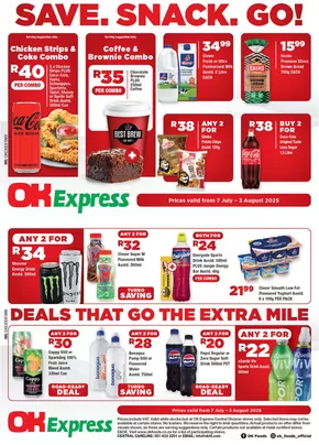 OK Express catalogue in Bloemfontein | Great discounts on selected products | 2025-07-07T00:00:00.000Z - 2025-08-03T00:00:00.000Z