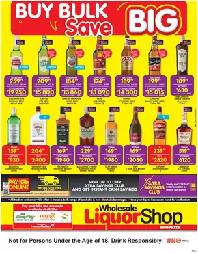 Shoprite LiquorShop catalogue in Pietermaritzburg | Shoprite LiquorShop weekly specials | 2025-07-07T00:00:00.000Z - 2025-07-20T00:00:00.000Z