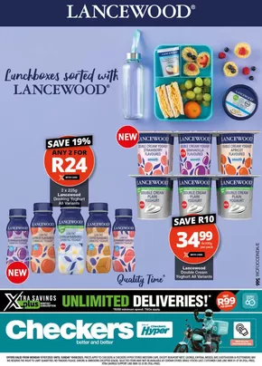 Checkers Hyper catalogue in Parow | Checkers Lancewood Promotion 7 July | 2025-07-08T00:00:00.000Z - 2025-08-10T00:00:00.000Z