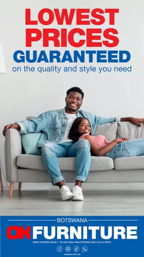 OK Furniture catalogue in Umhlanga Rocks | Save now with our deals | 2025-07-07T00:00:00.000Z - 2025-07-20T00:00:00.000Z