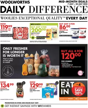 Woolworths catalogue in Pretoria | Top deals and discounts | 2025-07-07T00:00:00.000Z - 2025-07-20T00:00:00.000Z