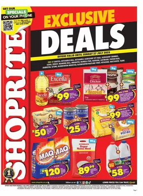 Shoprite catalogue in Rustenburg | Exclusive deals for our customers | 2025-07-08T00:00:00.000Z - 2025-07-27T00:00:00.000Z