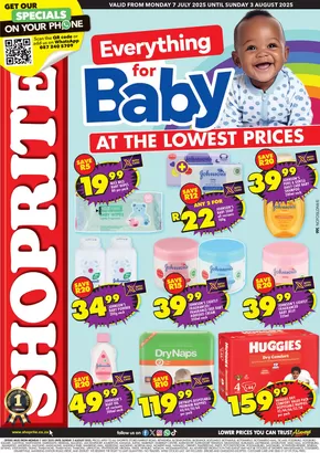 Shoprite catalogue in Klerksdorp | Our best offers for you | 2025-07-08T00:00:00.000Z - 2025-08-03T00:00:00.000Z