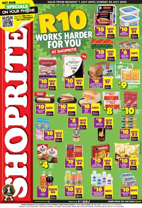 Shoprite catalogue in Pietermaritzburg | Great discounts on selected products | 2025-07-07T00:00:00.000Z - 2025-07-20T00:00:00.000Z