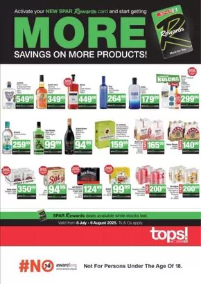 Tops Spar catalogue in Phuthaditjhaba | New offers to discover | 2025-07-08T00:00:00.000Z - 2025-08-06T00:00:00.000Z
