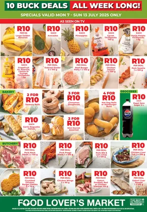 Food Lover's Market catalogue | Western Cape 10 Buck - 7 - 13 July | 2025-07-08T00:00:00.000Z - 2025-07-13T00:00:00.000Z