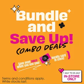Bundle And Save Up Combo Deals
