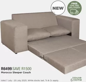 House & Home catalogue in Nelspruit | House & Home weekly specials | 2025-07-07T00:00:00.000Z - 2025-07-20T00:00:00.000Z