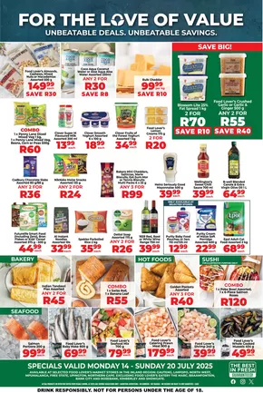Food Lover's Market catalogue in Midrand | Inland – 14 – 20 July 2025 | 2025-07-14T00:00:00.000Z - 2025-07-20T00:00:00.000Z