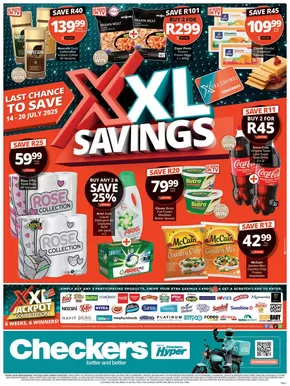 Checkers catalogue in Midrand | Checkers XXL Savings Week 6 Deals Gauteng 14 July | 2025-07-14T00:00:00.000Z - 2025-07-20T00:00:00.000Z