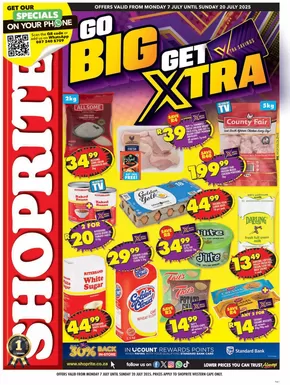 Shoprite LiquorShop catalogue in Midrand | Go Big Get Extra | 2025-07-14T00:00:00.000Z - 2025-07-20T00:00:00.000Z