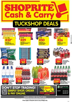 Shoprite LiquorShop catalogue in Klerksdorp | Tuckshop Deals | 2025-07-14T00:00:00.000Z - 2025-08-03T00:00:00.000Z