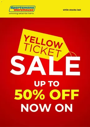 Sportsmans Warehouse catalogue in Klerksdorp | Yellow Ticket Sale | 2025-07-15T00:00:00.000Z - 2025-07-30T00:00:00.000Z